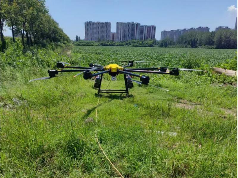 Drone flight scene