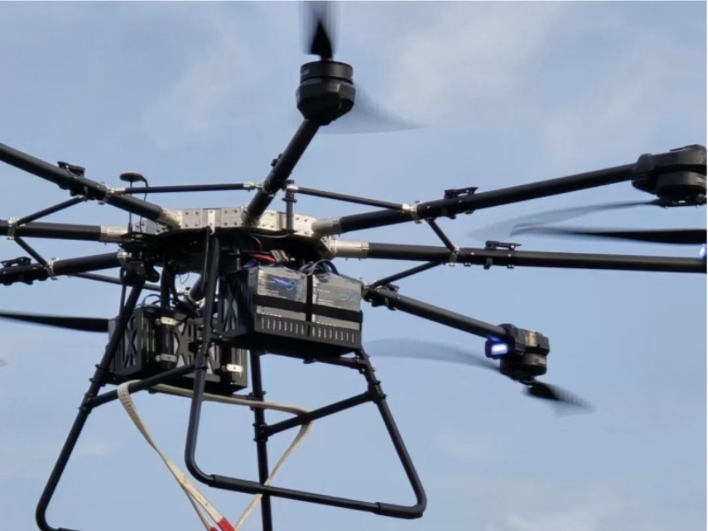 Industrial drone flight site