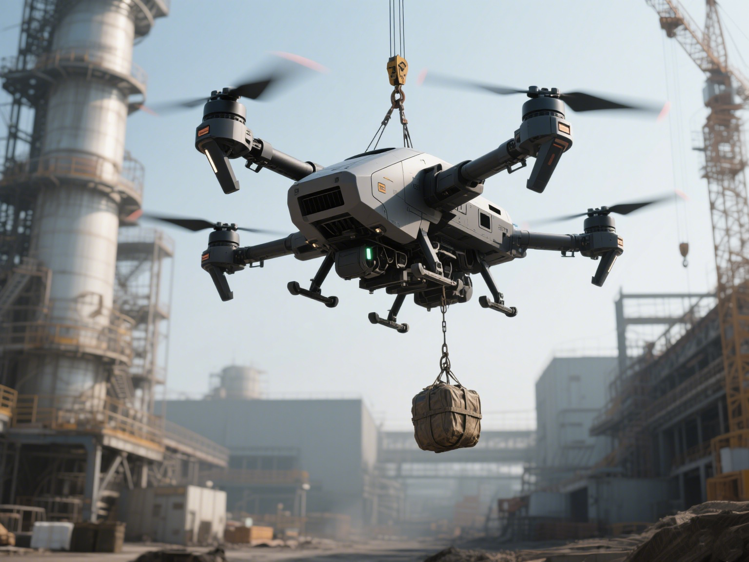 Industrial Drones for Heavy Lifting
